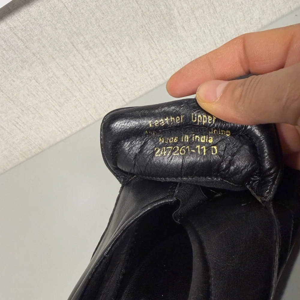 Giorgio Brutini Software Men Slip In Shoes Black Leather‎ Size 11D